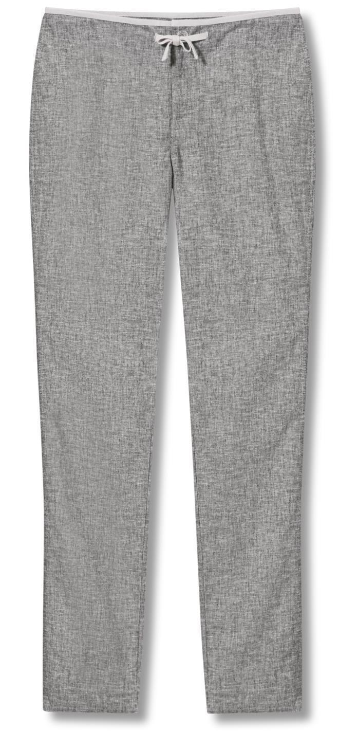 Hempline Tie Pants, Reg - Womens - Asphalt 1