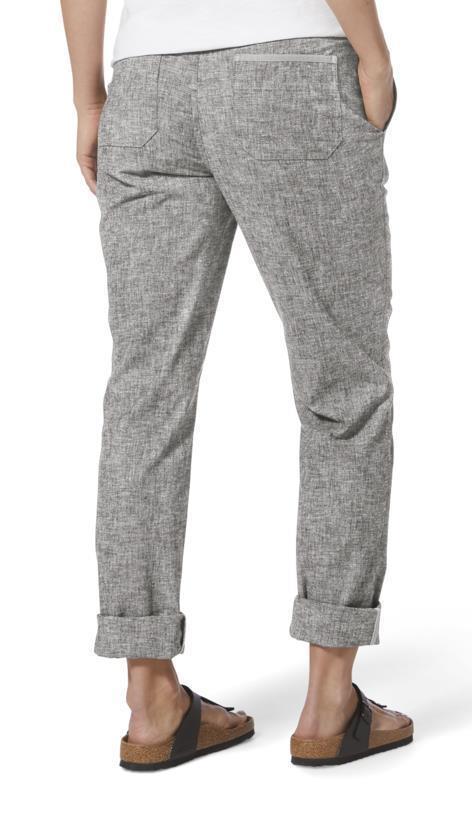 Hempline Tie Pants, Reg - Womens - Asphalt 3