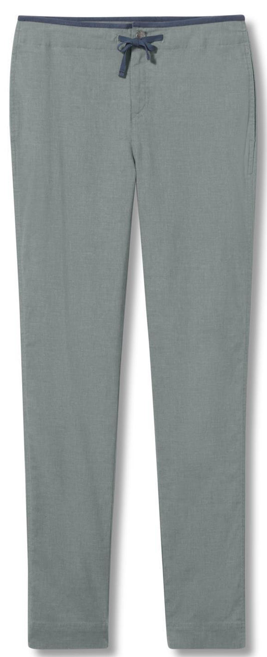 Hempline Tie Pants, Reg - Womens - Light Slate 1