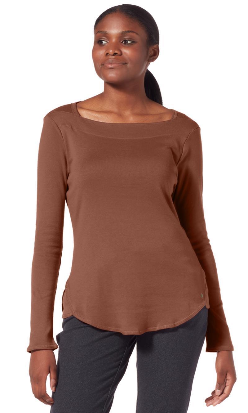 Kickback Organic Cotton Square Neck - Womens - rustic 1