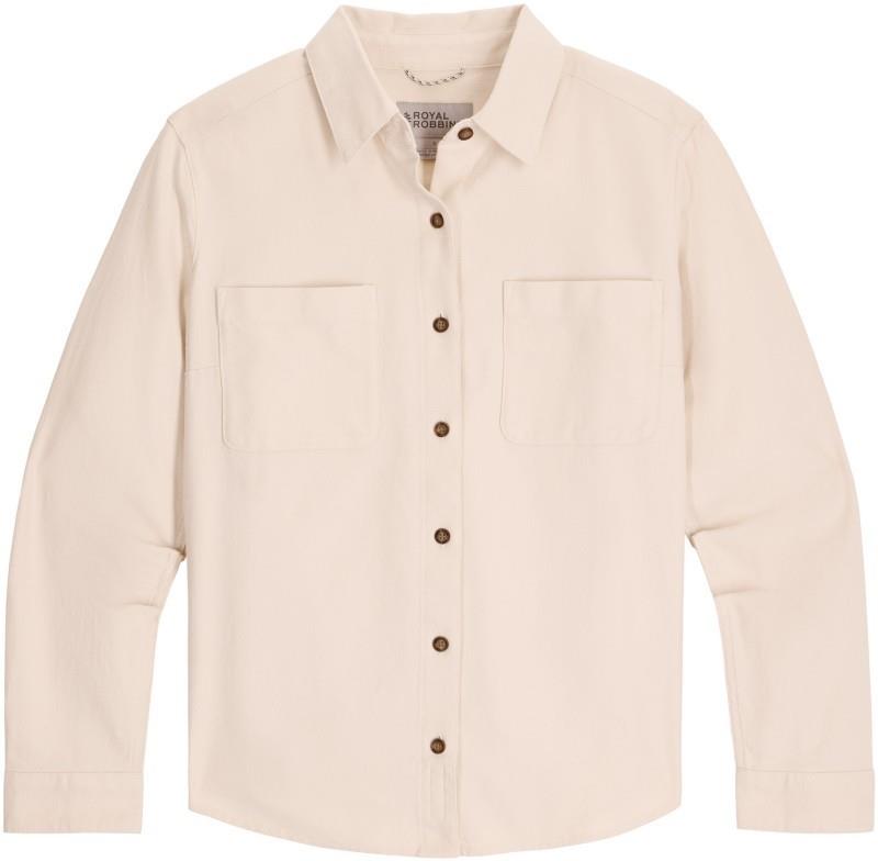 Lieback Button-Up LS - Womens - chalk heather 1