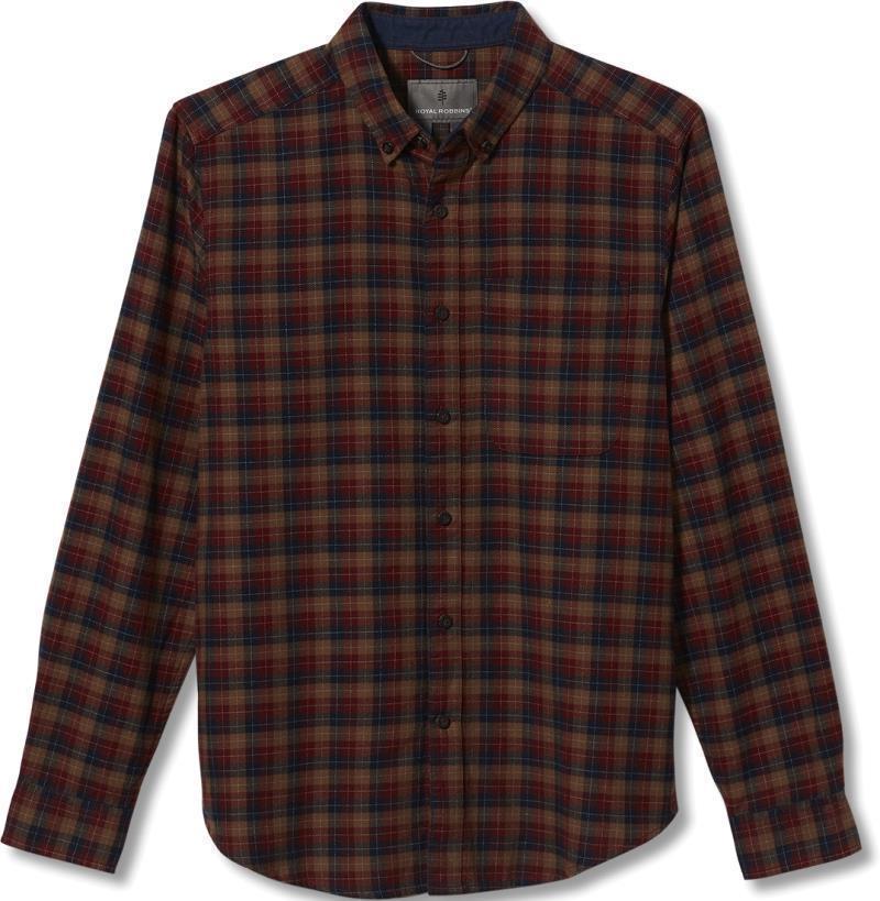 Lieback Organic Cotton Flannel LS - Mens - Red Rock 1