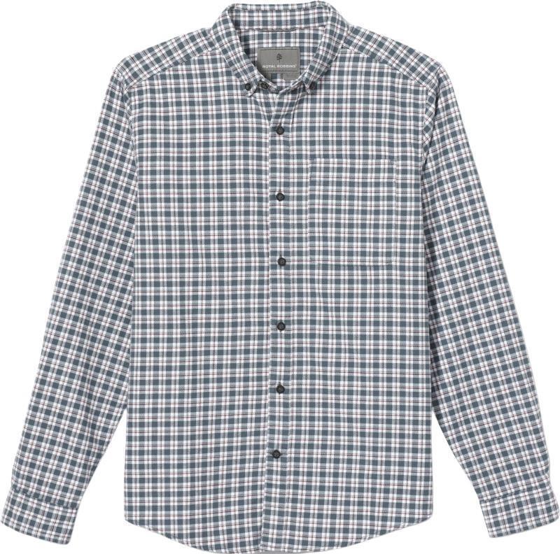 Lieback Organic Cotton Flannel LS - Mens - Slate 1