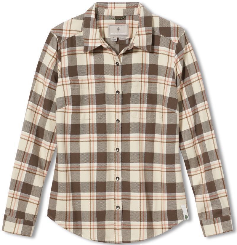 Lieback Organic Cotton Flannel LS - Womens - Everglade Timber Cove Plaid 1
