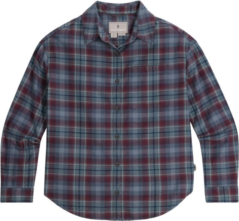 Lieback Overshirt - Womens - deep blue dipsea plaid 1