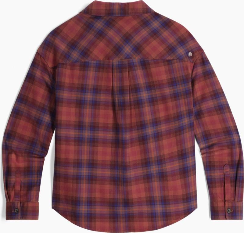 Lieback Overshirt - Womens - wild rhubarb dipsea plaid 1