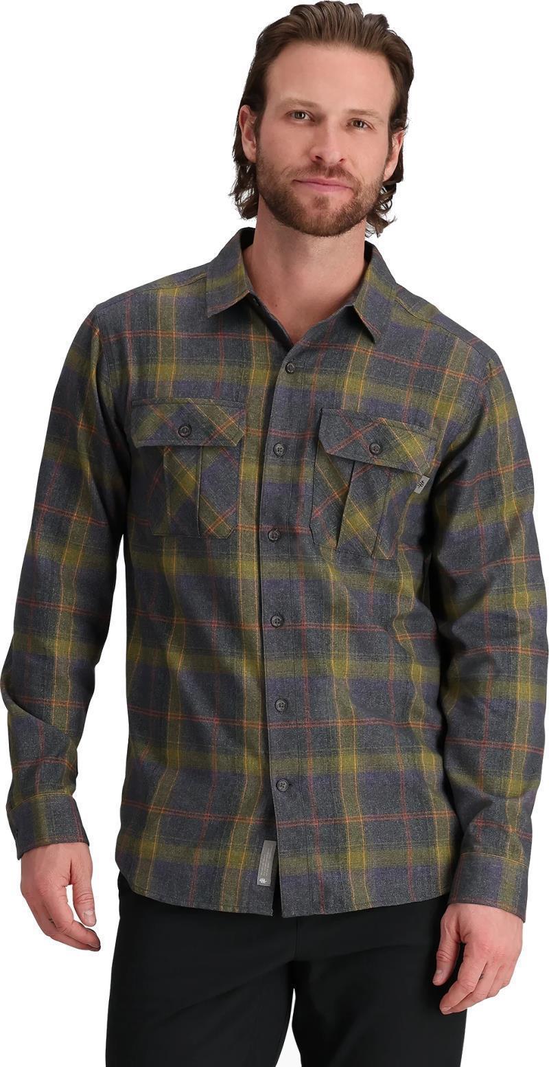 Lost Coast Flannel Plaid LS - Mens - Asphalt Westport Plaid 2