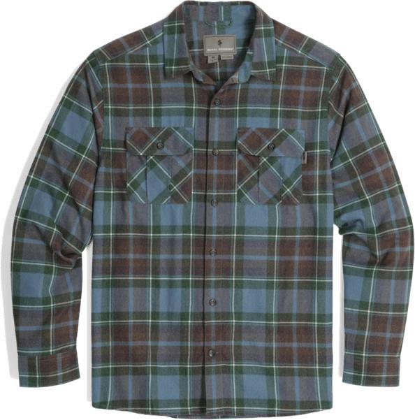 Lost Coast Flannel Plaid LS - Mens - Collins Blue Sonoma Plaid 1