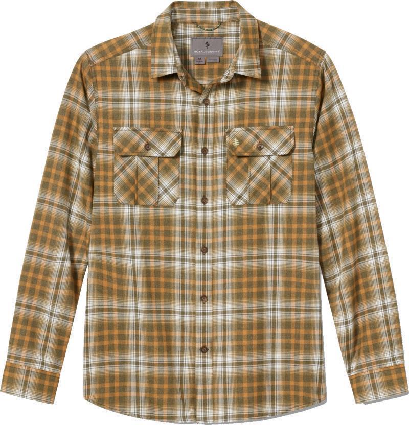 Lost Coast Flannel Plaid LS - Mens - Dark Olive Rockport Plaid 1