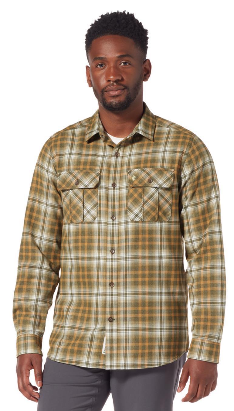 Lost Coast Flannel Plaid LS - Mens - Dark Olive Rockport Plaid 2