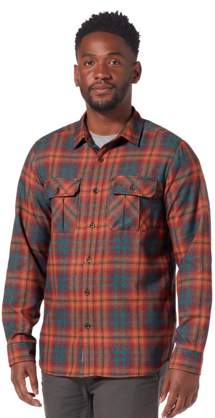 Lost Coast Flannel Plaid LS - Mens - Java Rockport Plaid 2