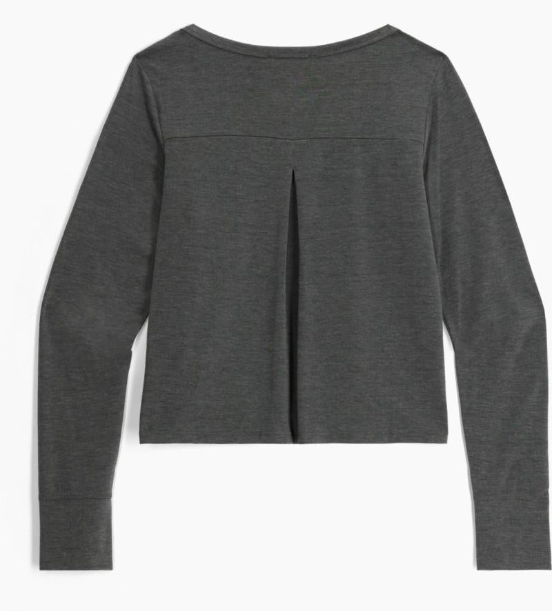 Madera LS - Womens - charcoal heather 1