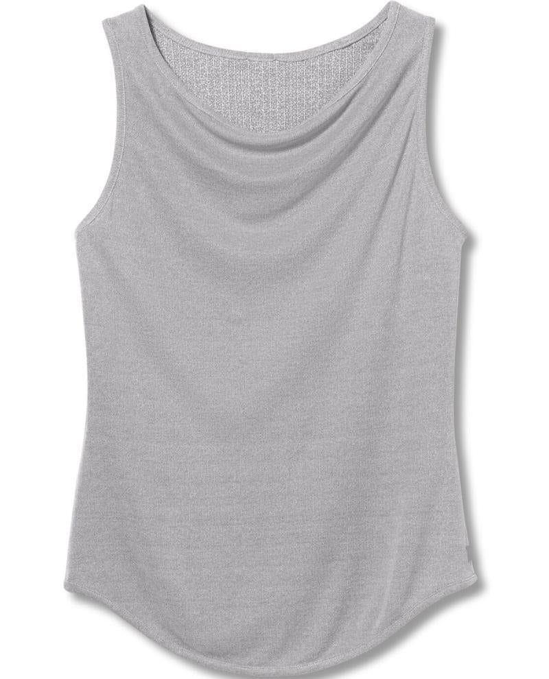 Multi-Way Knit Tank - Womens - light pewter heather 1