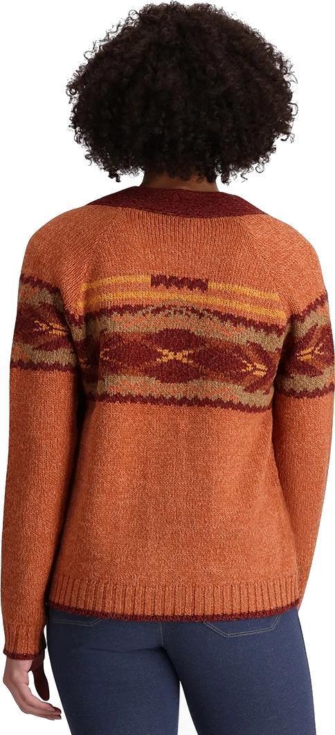 Mystic Cardigan II - Womens - baked clay 1