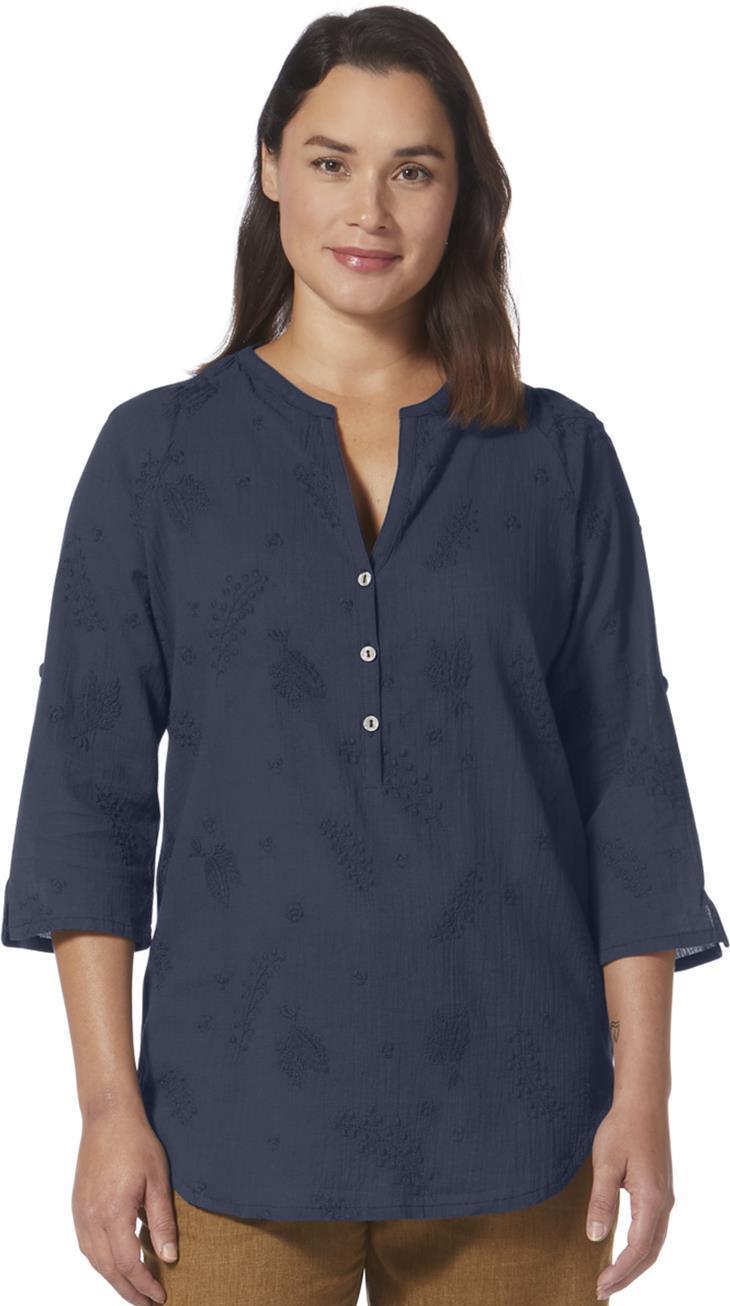 Oasis II 3/4 Sleeve - Womens - Navy 2