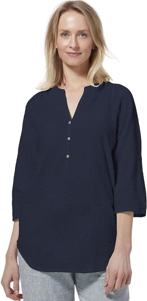 Oasis Tunic II 3/4 Sleeve - Womens - navy 1