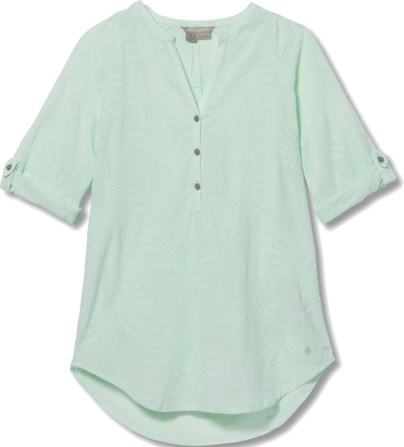 Oasis Tunic II 3/4 Sleeve - Womens - sea glass 1