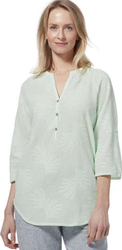 Oasis Tunic II 3/4 Sleeve - Womens - sea glass 1