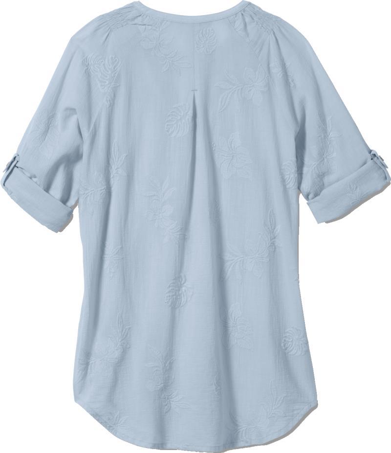 Oasis Tunic II 3/4 Sleeve - Womens - summer sky 1