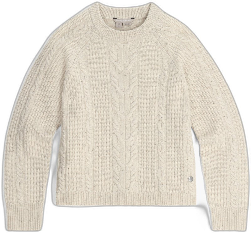 Rockcraft Cable Crew - Womens - soapstone heather 1