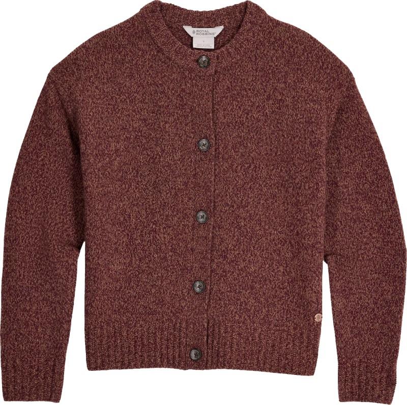 Rockcraft Cardigan - Womens - loganberry heather 1