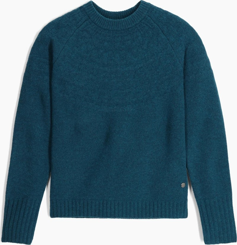 Rockcraft Wool Crew - Womens - blue teal 1