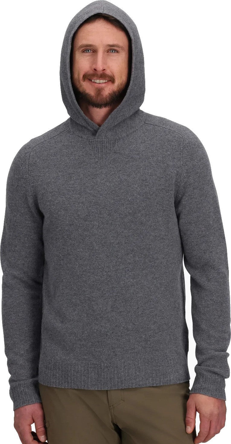 Rockcraft Wool Hoodie - Mens - light charcoal heather 1