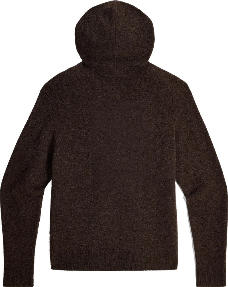 Rockcraft Wool Hoodie - Mens - turkish coffee heather 1