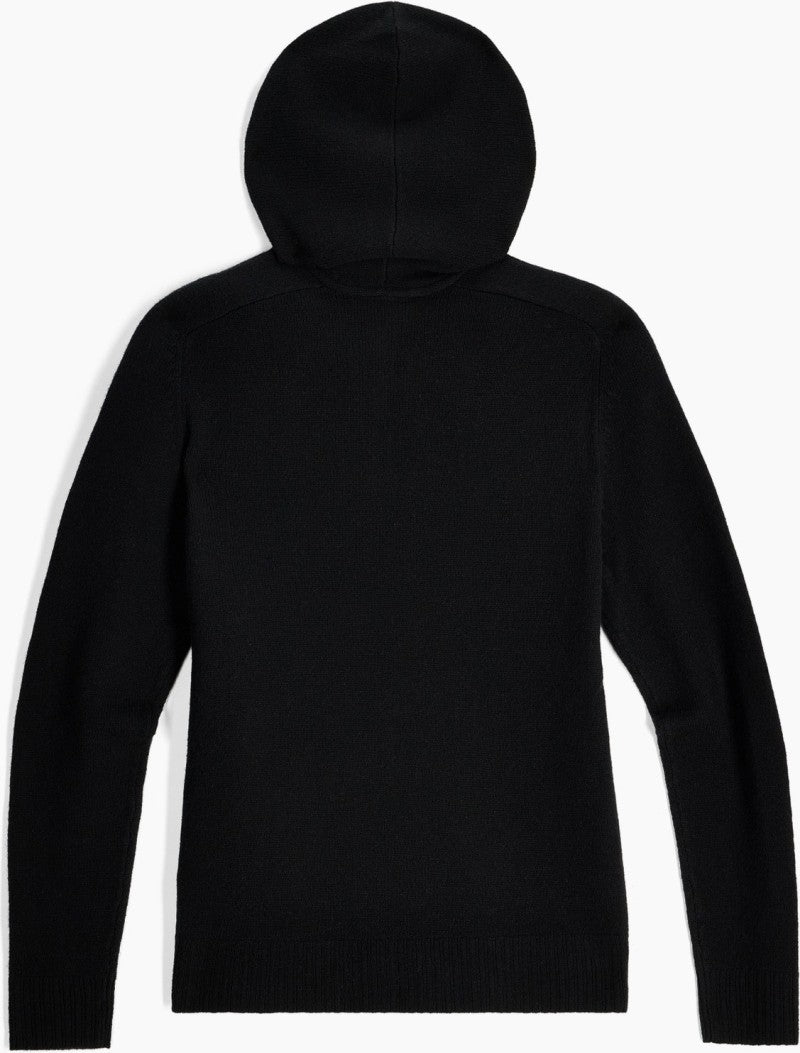 Rockcraft Wool Hoodie - Womens - jet black 1