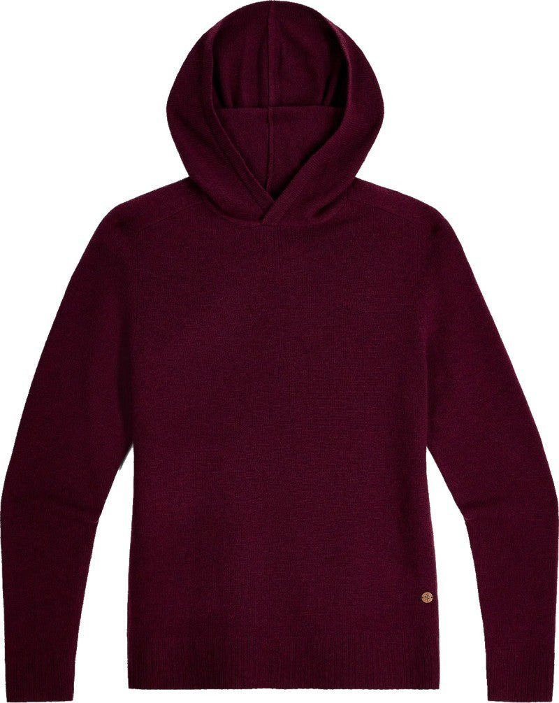 Rockcraft Wool Hoodie - Womens - loganberry heather 1