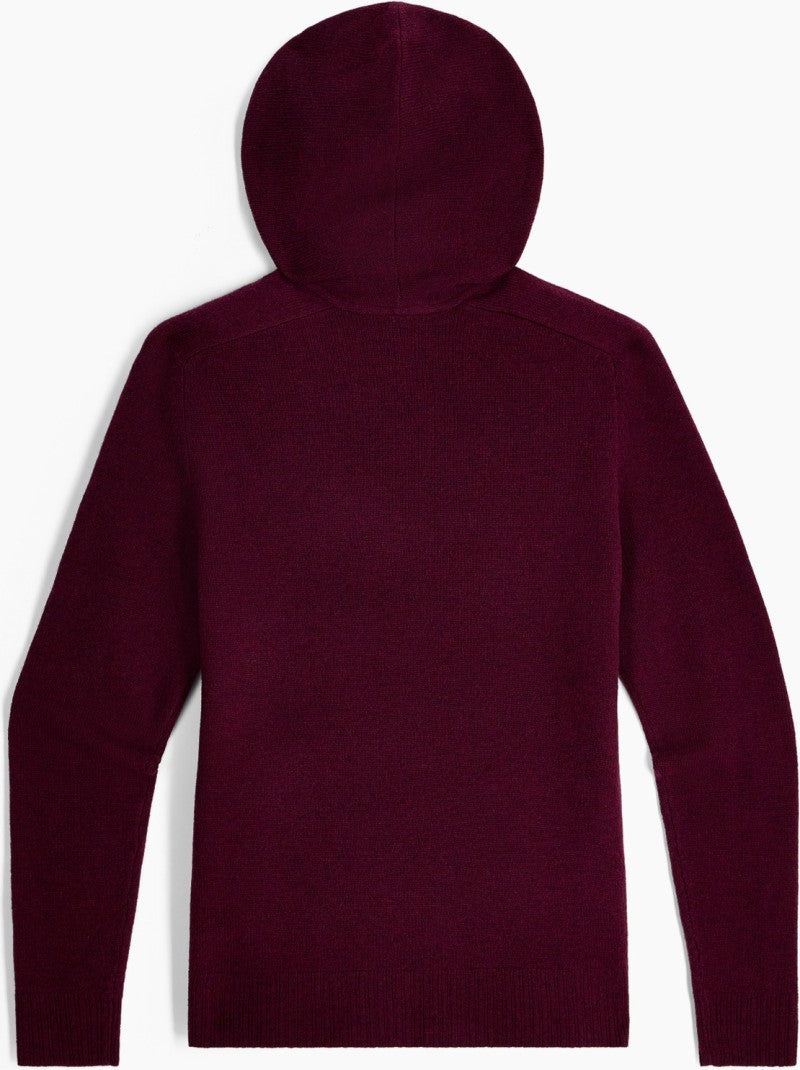 Rockcraft Wool Hoodie - Womens - loganberry heather 1