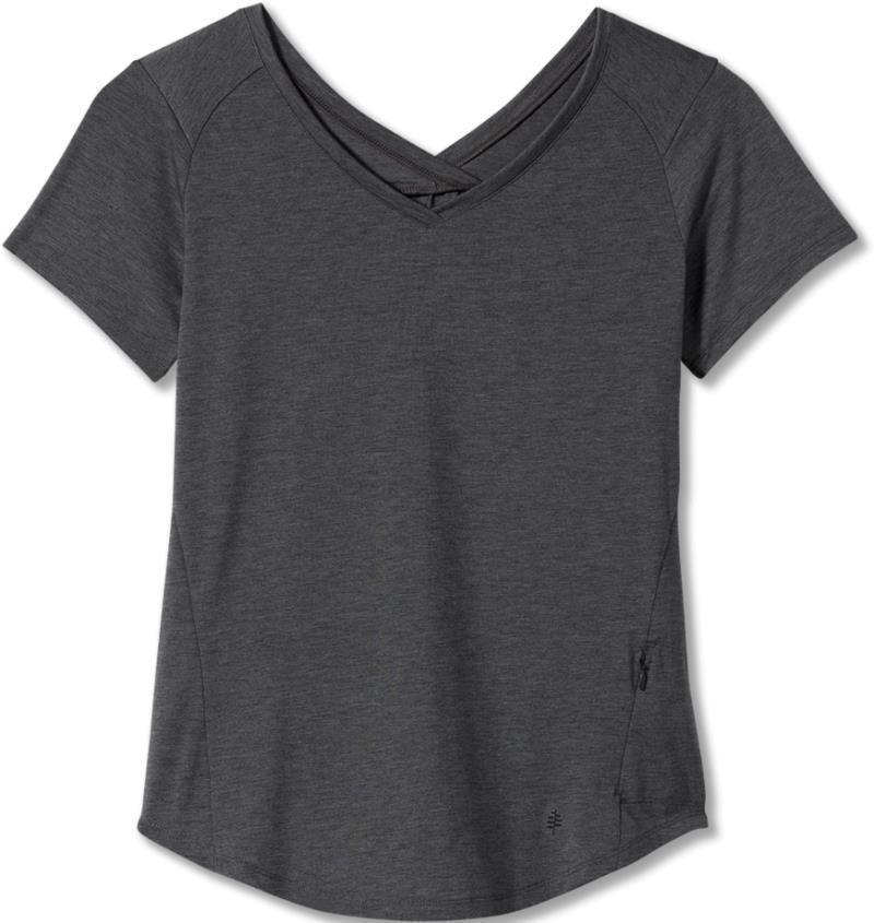 Round Trip Drirelease SS - Womens - asphalt heather 1