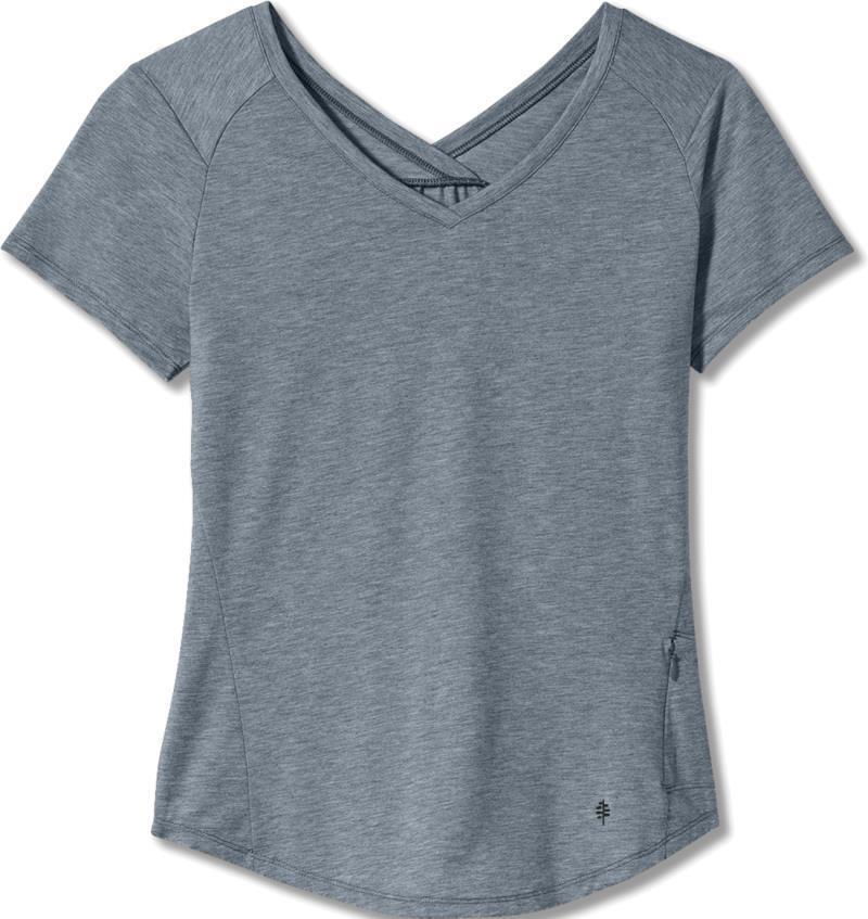 Round Trip Drirelease SS - Womens - slate heather 1