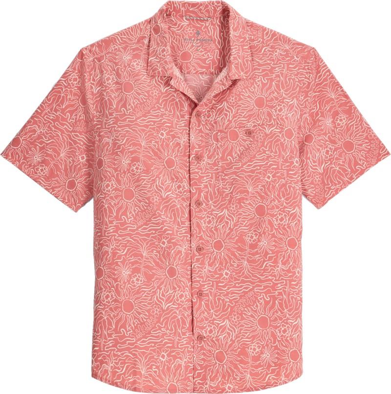 Salathe Sun Shirt SS - Mens - dusty cedar solar print 1