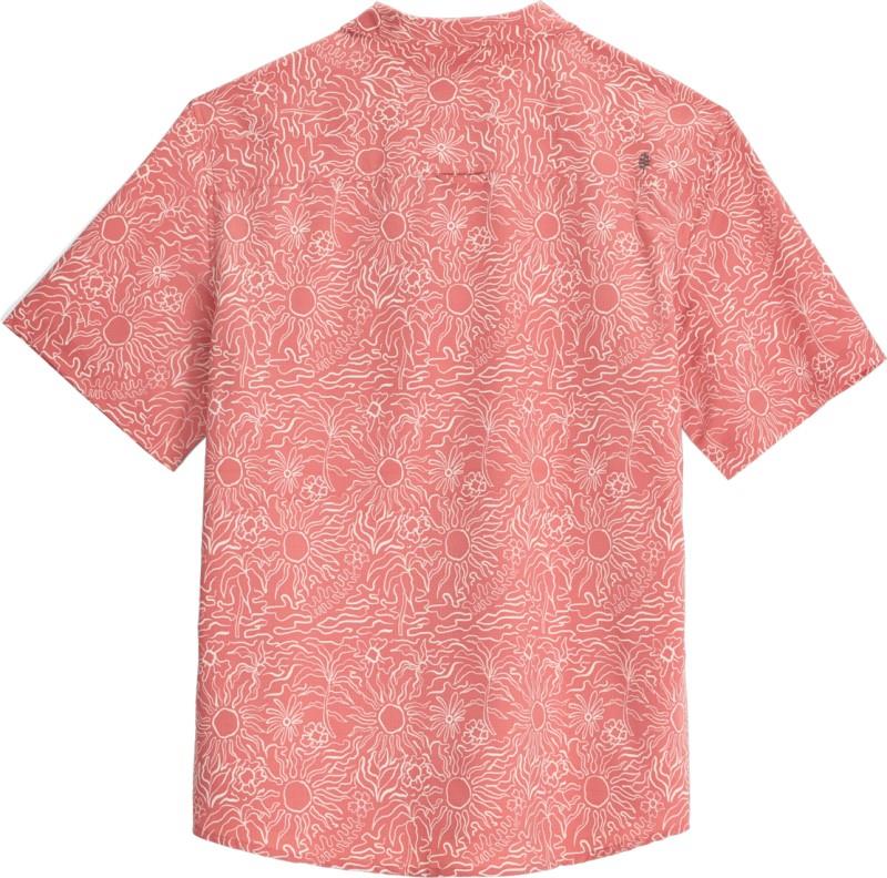 Salathe Sun Shirt SS - Mens - dusty cedar solar print 1