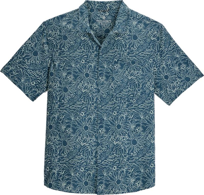 Salathe Sun Shirt SS - Mens - orion blue solar print 1