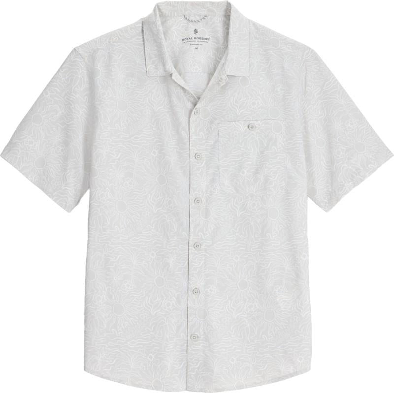 Salathe Sun Shirt SS - Mens - soapstone solar print 1
