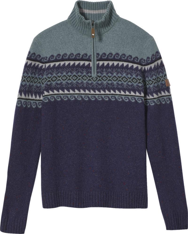 Sequoia 1/4 Zip Sweater - Mens - Deep Blue 1