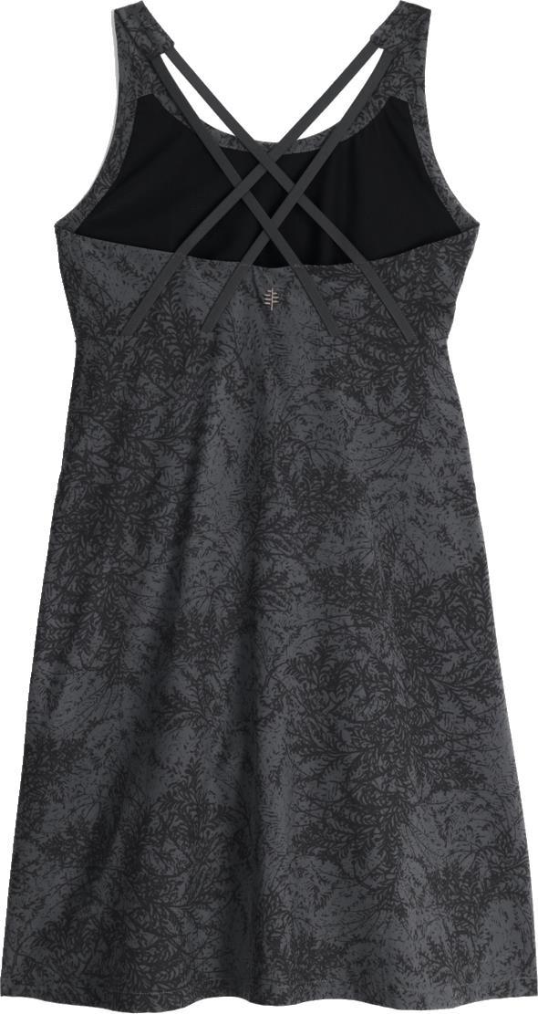 Spotless Evolution Tank Dress - Womens - asphalt fern print 1