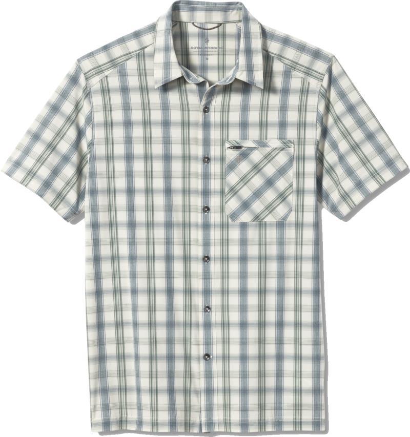 Spotless Plaid SS - Mens - soapstone 1