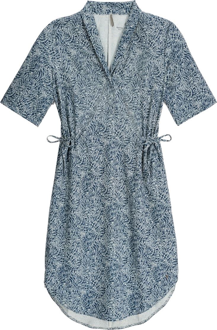 Spotless Traveler SS Dress - deep blue briar print 1