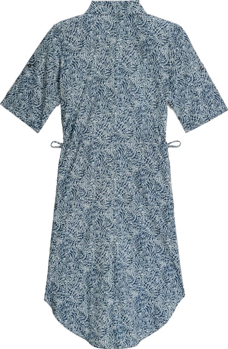 Spotless Traveler SS Dress - deep blue briar print 1