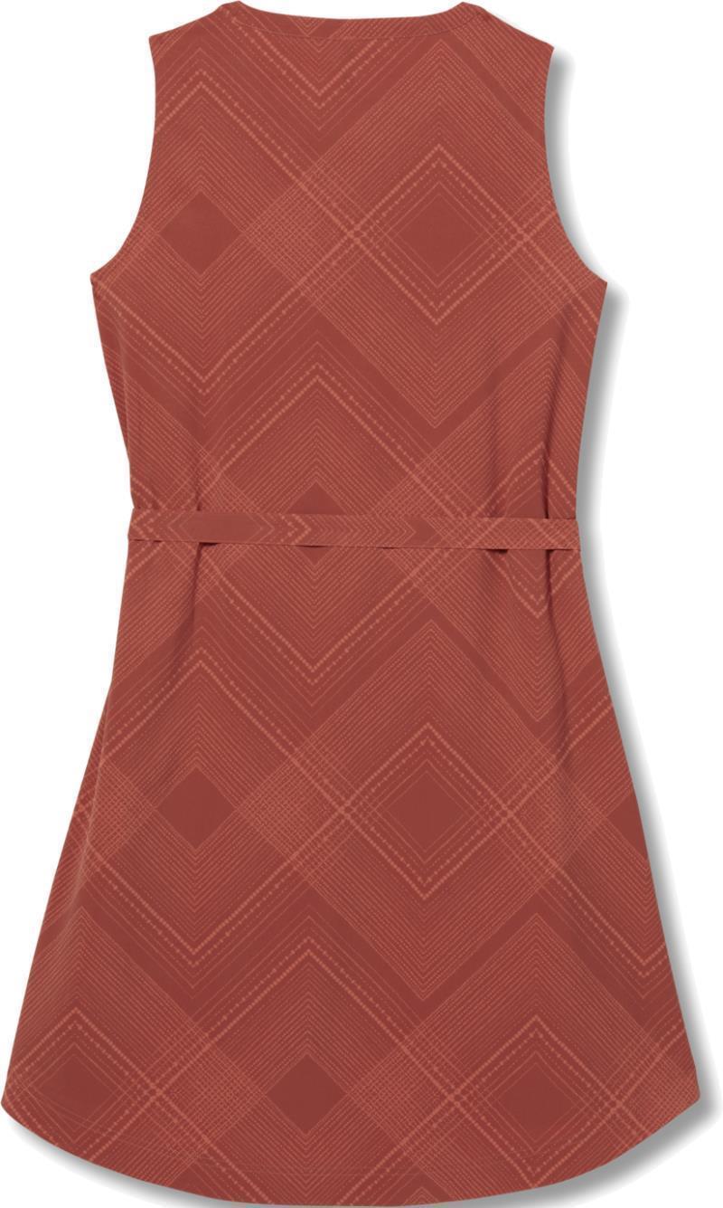 Spotless Traveler Tank Dress - Terracotta Geo Dot Print 2