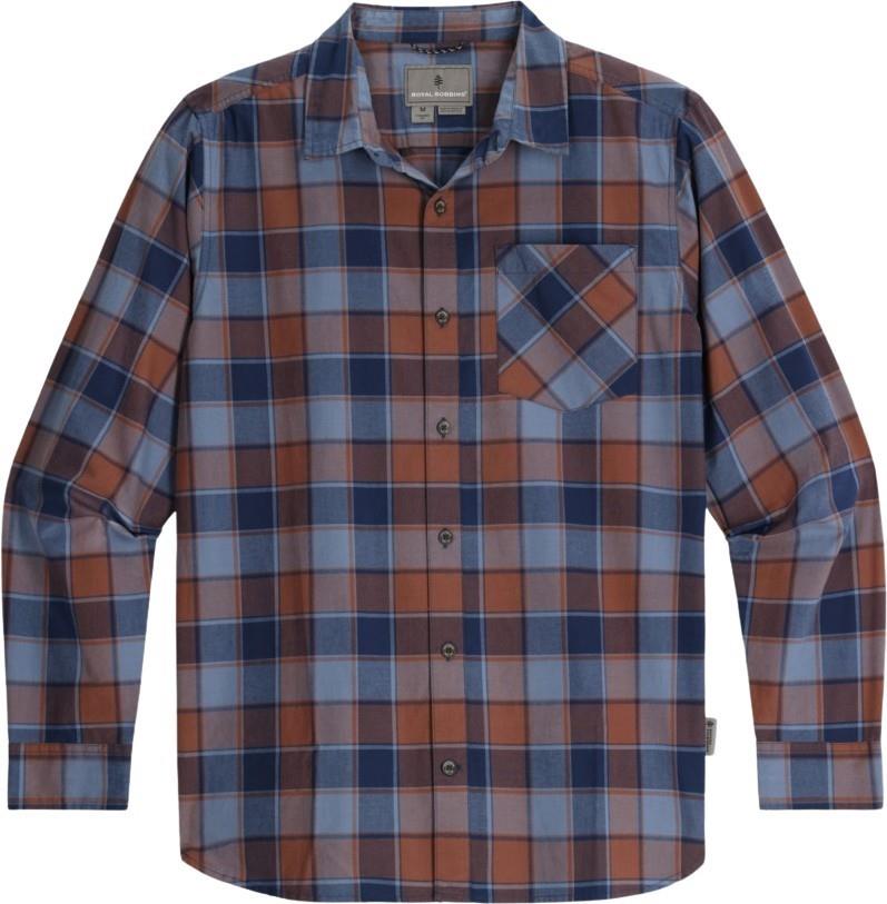 Tamarack LS - Mens - deep blue canyon plaid 1