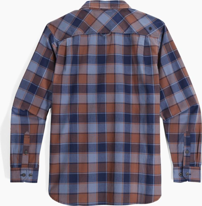 Tamarack LS - Mens - deep blue canyon plaid 1