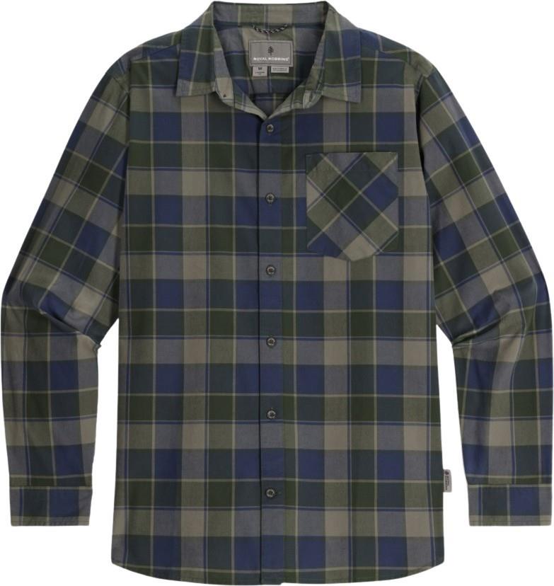 Tamarack LS - Mens - dusty olive canyon plaid 1