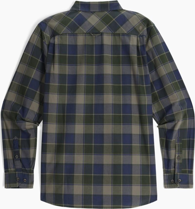Tamarack LS - Mens - dusty olive canyon plaid 1