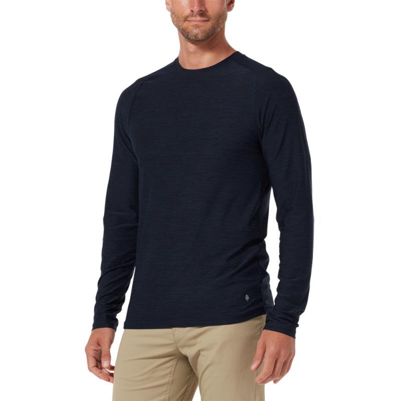 Tech Travel LS II - Mens - navy heather 1
