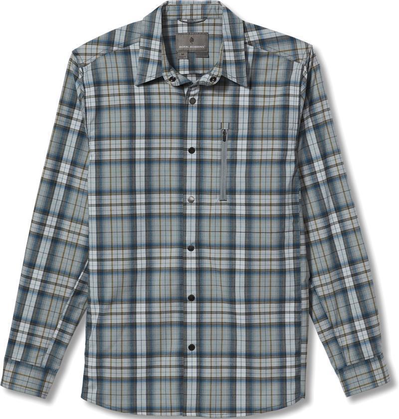 Thermotech Ren Plaid LS - Mens - light pewter 1