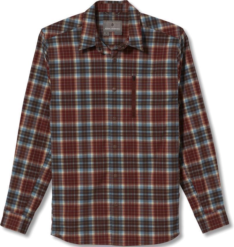 Thermotech Ren Plaid LS - Mens - red rock 1